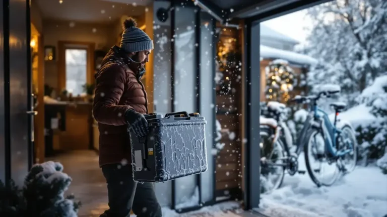 Sneeuw en ijzige kou een veelgemaakte fout vernietigt stilletjes de accu van elektrische fietsen